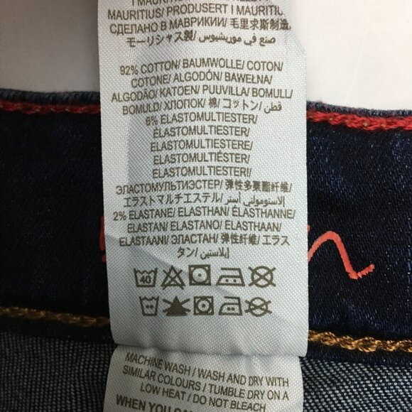 NEW Boden Girls Straight Leg Jeans Dark Wash Stretch size 13 length 28" - Picture 7 of 8